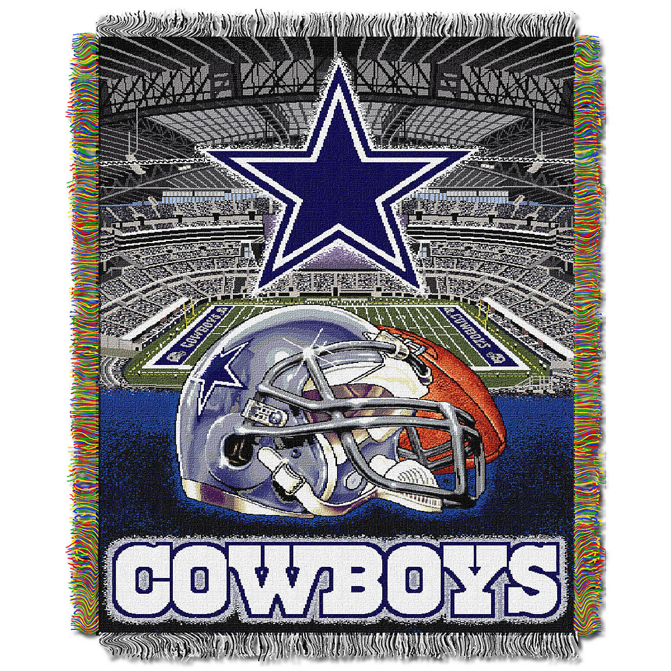 The Northwest Company Dallas Cowboys Home Field Advantage Tapestry Throw                                                         - view number 1