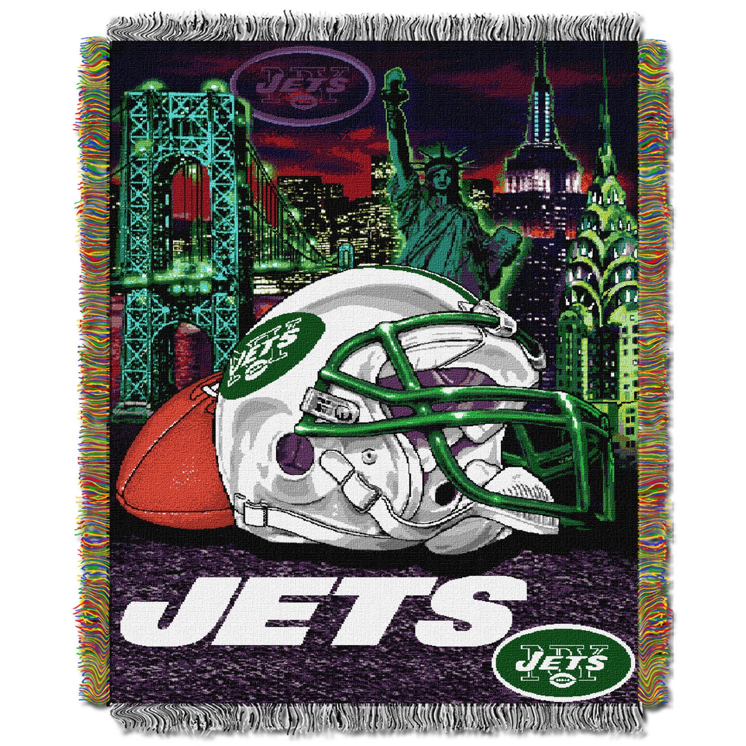 The Northwest Company New York Jets Home Field Advantage Tapestry Throw