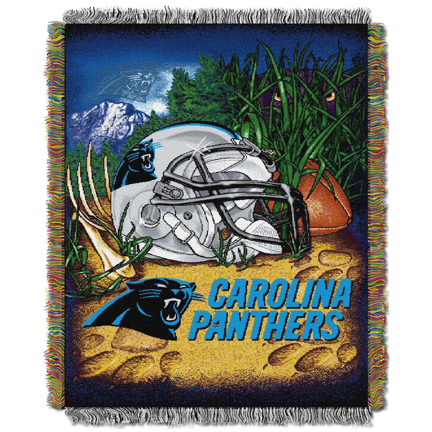 The Northwest Company Carolina Panthers Home Field Advantage Tapestry Throw