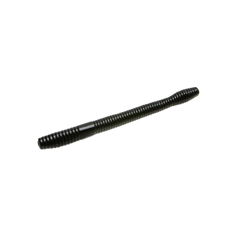 Zoom Magnum Finesse Worm Baits 10-Pack Black - Frsh Wtr Soft Plastic at Academy Sports