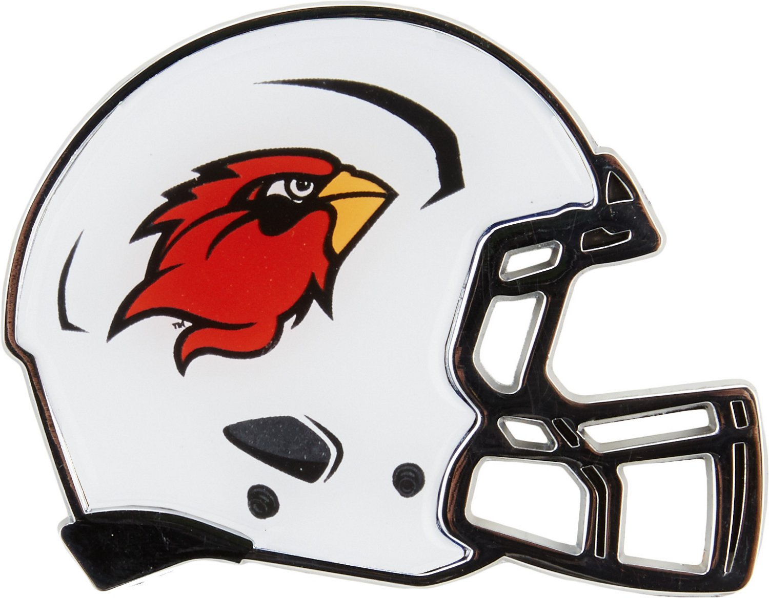 Stockdale Lamar University Chrome Helmet Auto Emblem