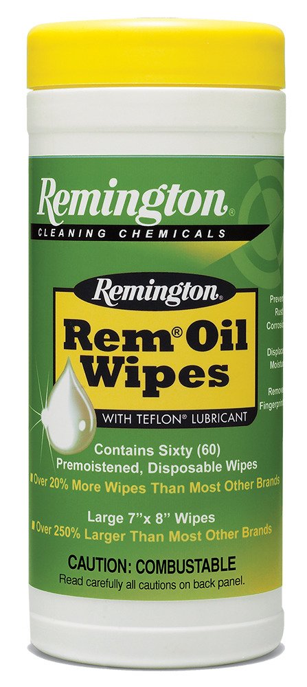 Remington Rem Oil PopUp Gun Wipes 60Pack Academy