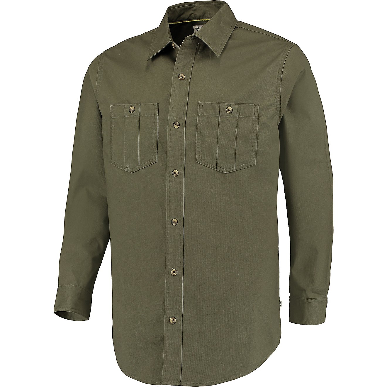 Magellan Outdoors™ Men's Week Day Warrior Woodlake Solid Long Sleeve Shirt                                                     - view number 1