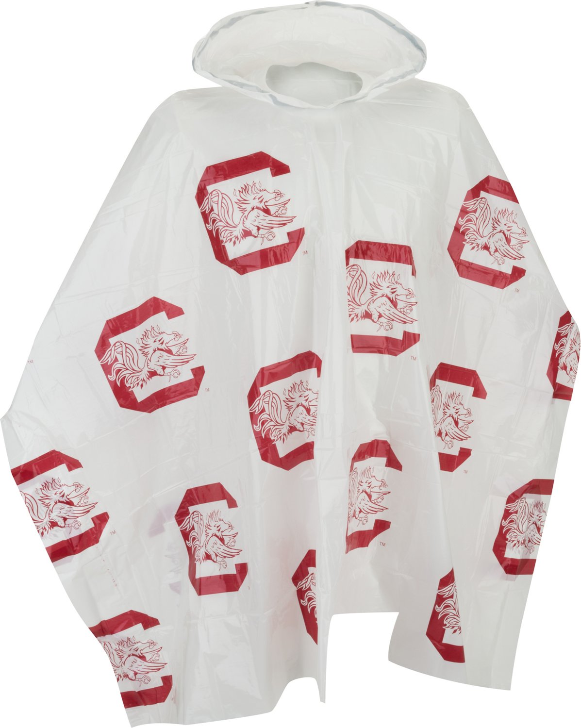 Storm Duds Men's University of South Carolina Lightweight Stadium Rain Poncho Academy