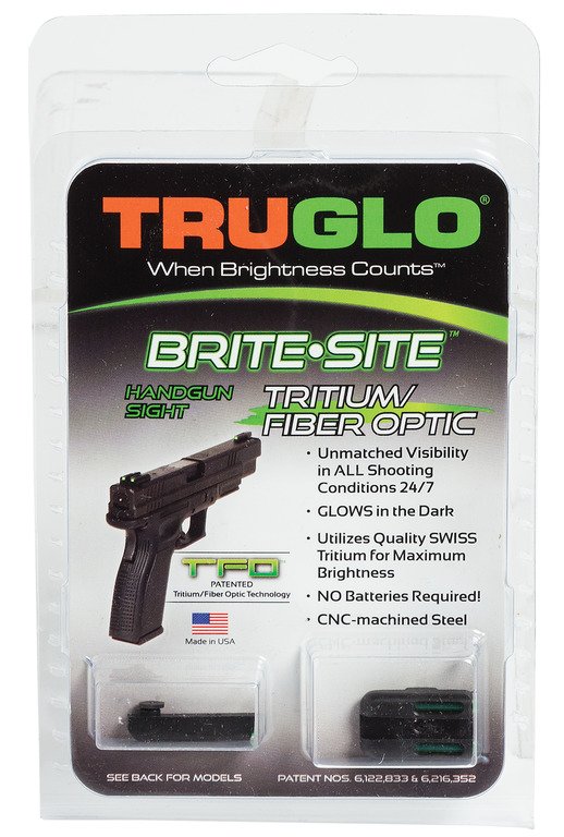 Truglo TFO Brite-Site Fiber-Optic Pistol Sights