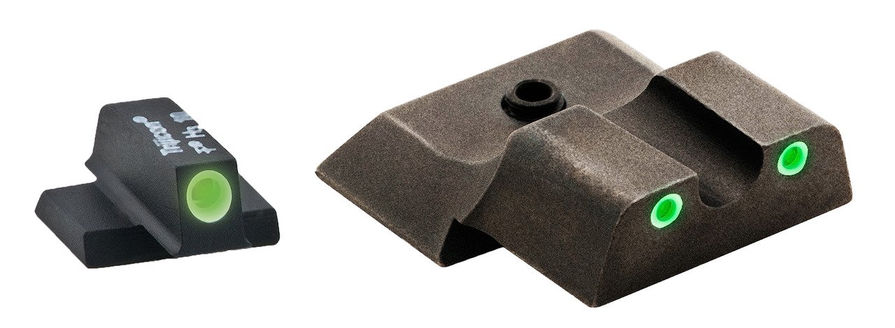 AmeriGlo S&W/M&P Shield 3-Dot Tritium Front and Rear Sight Set                                                                   - view number 1