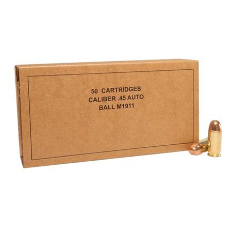 Winchester .45 ACP 230-Grain Full Metal Jacket Centerfire Handgun Ammunition