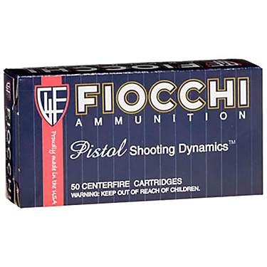 Fiocchi Pistol Shooting Dynamics .380 ACP 90-Grain Jacketed Hollow Point Centerfire Handgun Ammuniti