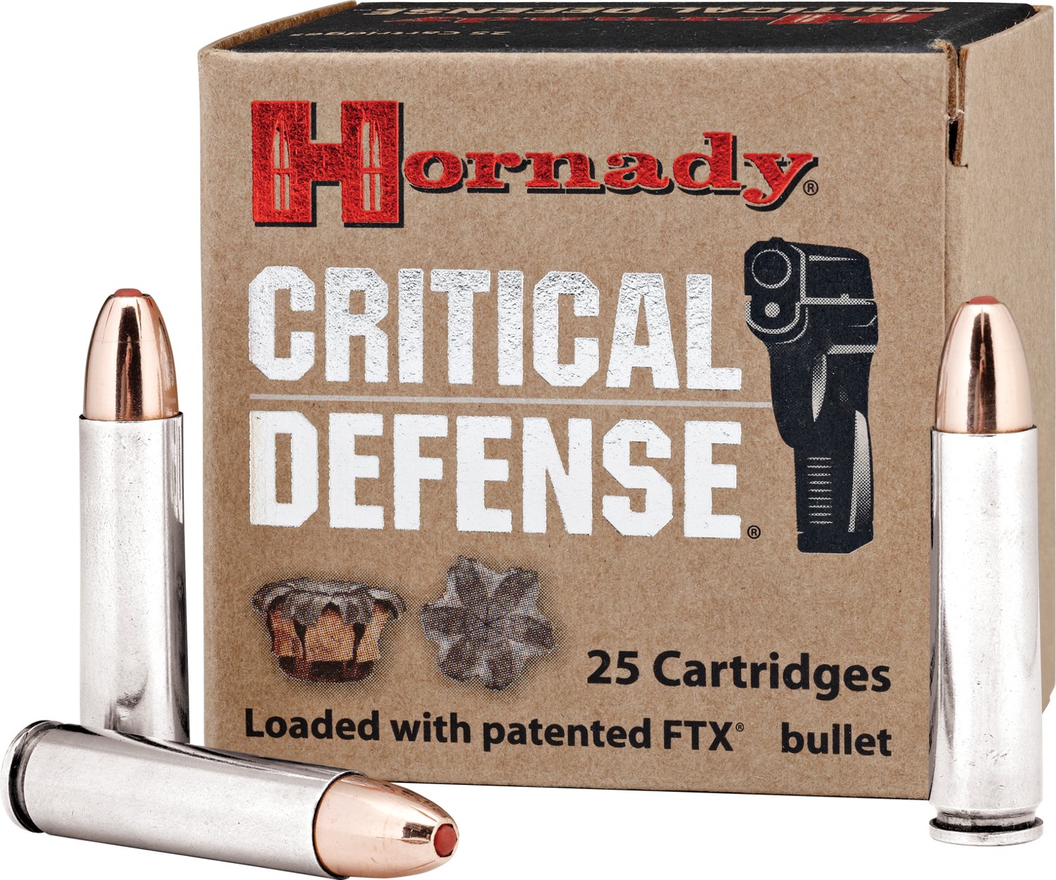Hornady Critical Defense .30 Carbine 110-Grain Centerfire Rifle Ammunition                                                       - view number 1