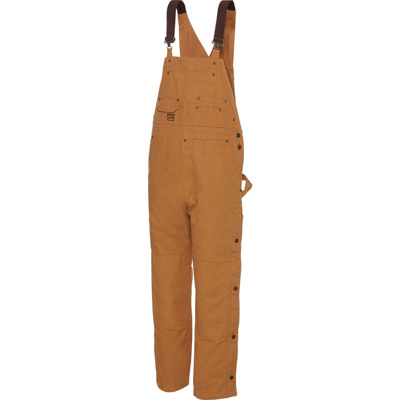 Brazos Men's Carpenter Insulated Overall Brown, Medium - Men's Work Over/Coveralls at Academy Sports product image