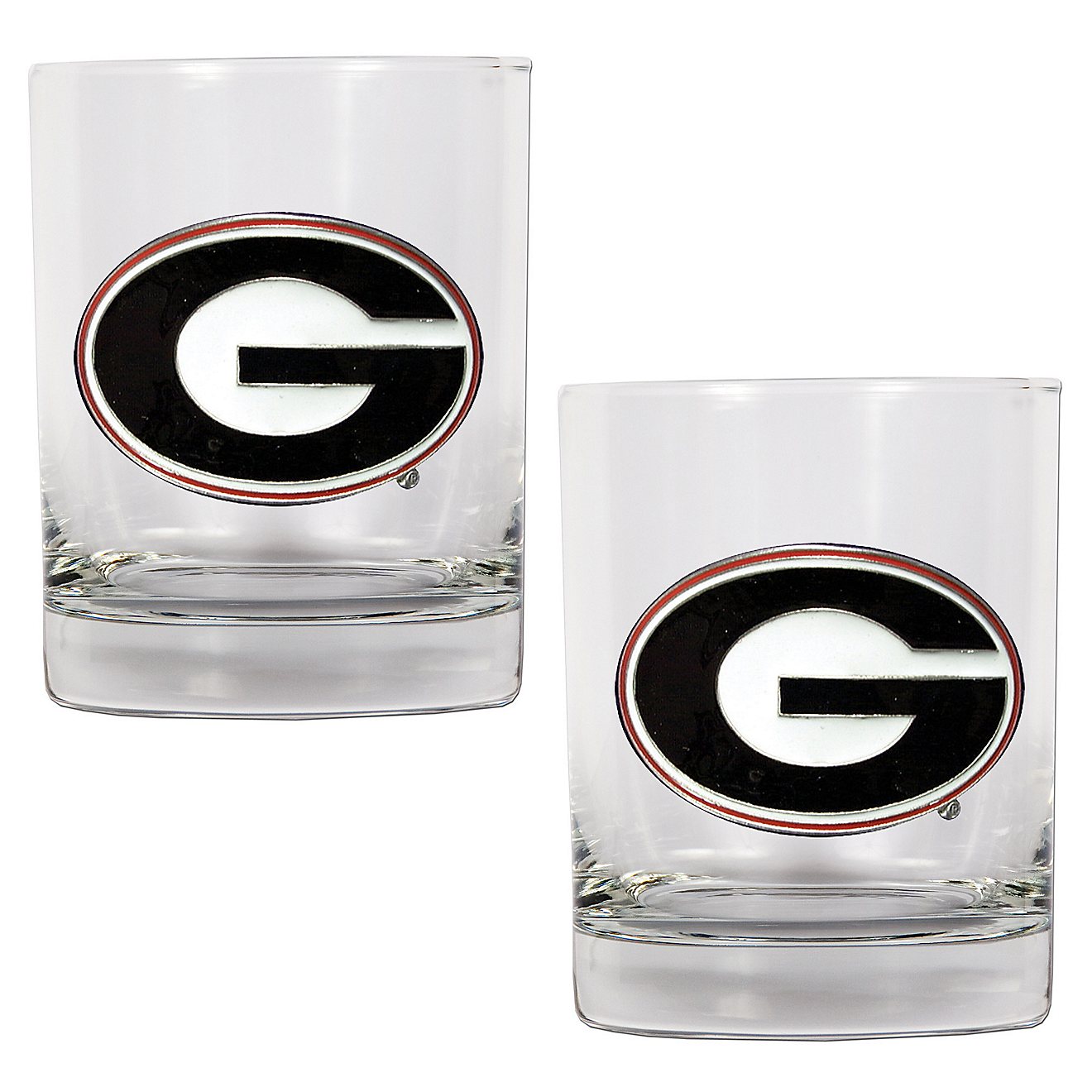 Great American Products University of Georgia 14 oz. Rocks Glasses 2-Pack                                                        - view number 1