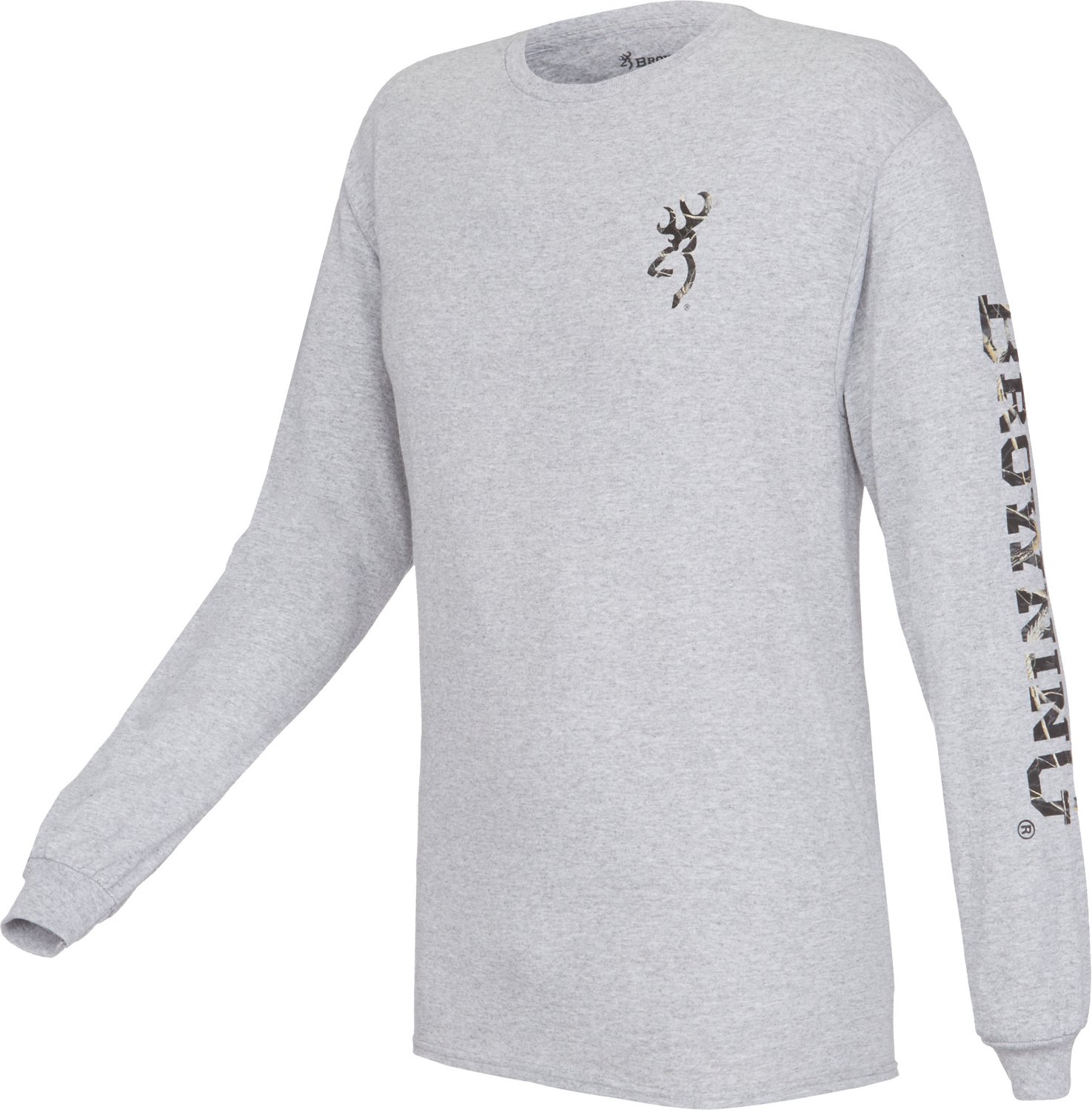 Browning Men's Long Sleeve Buckmark T-shirt                                                                                      - view number 2