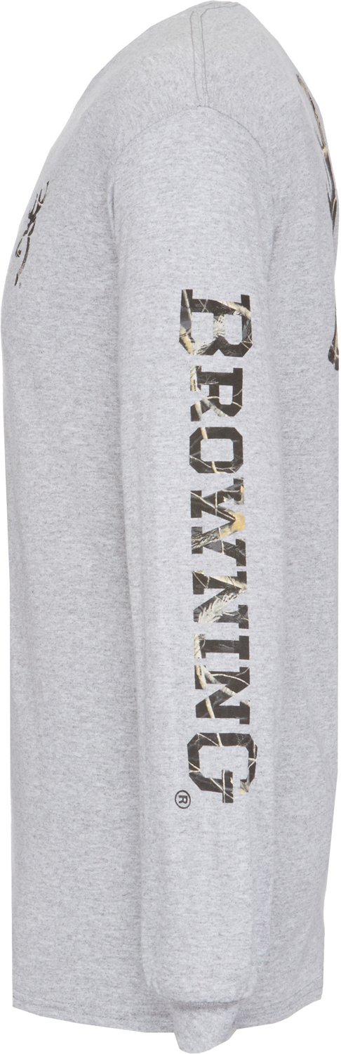 Browning Men's Long Sleeve Buckmark T-shirt                                                                                      - view number 3