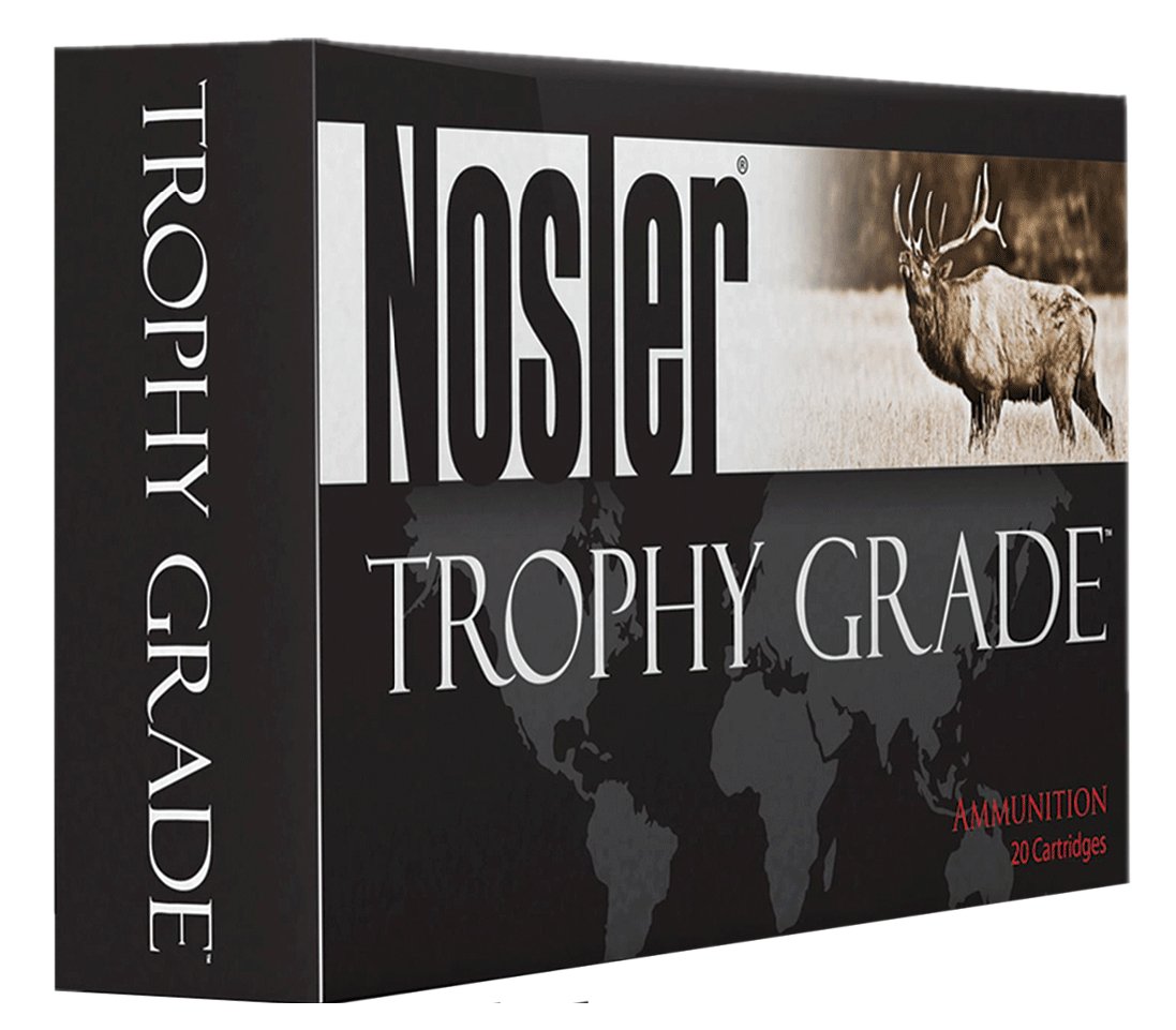 Nosler Custom Trophy Grade 7mm Remington Magnum 160-Grain Centerfire Rifle Ammunition