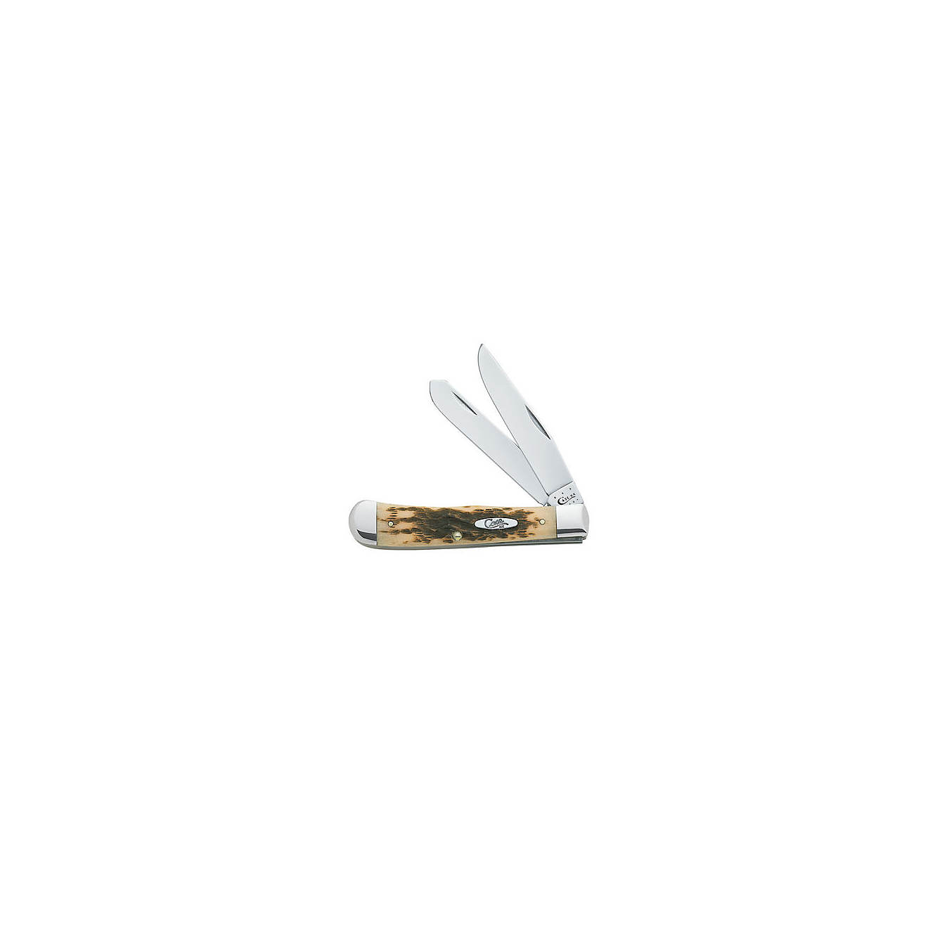 Case® Cutlery Amber Bone CS Trapper Folding Knife                                                                               - view number 1