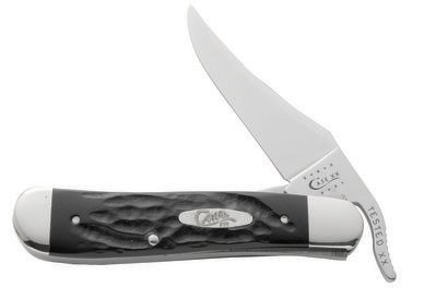 Case® Cutlery Rough Black Russlock Folding Knife Academy