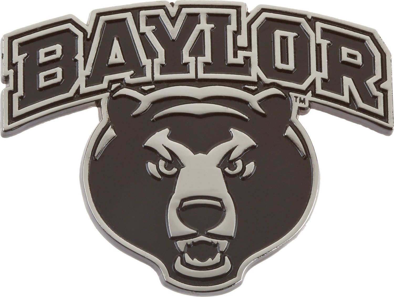 Stockdale Baylor University Chrome Freeform Auto Emblem