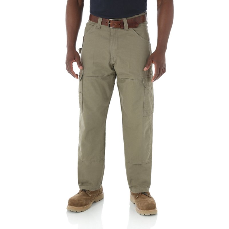 Wrangler Men's Riggs Workwear Ripstop Ranger Pant Brown, 36" - Men's Work Bottoms at Academy Sports - 3W060BR