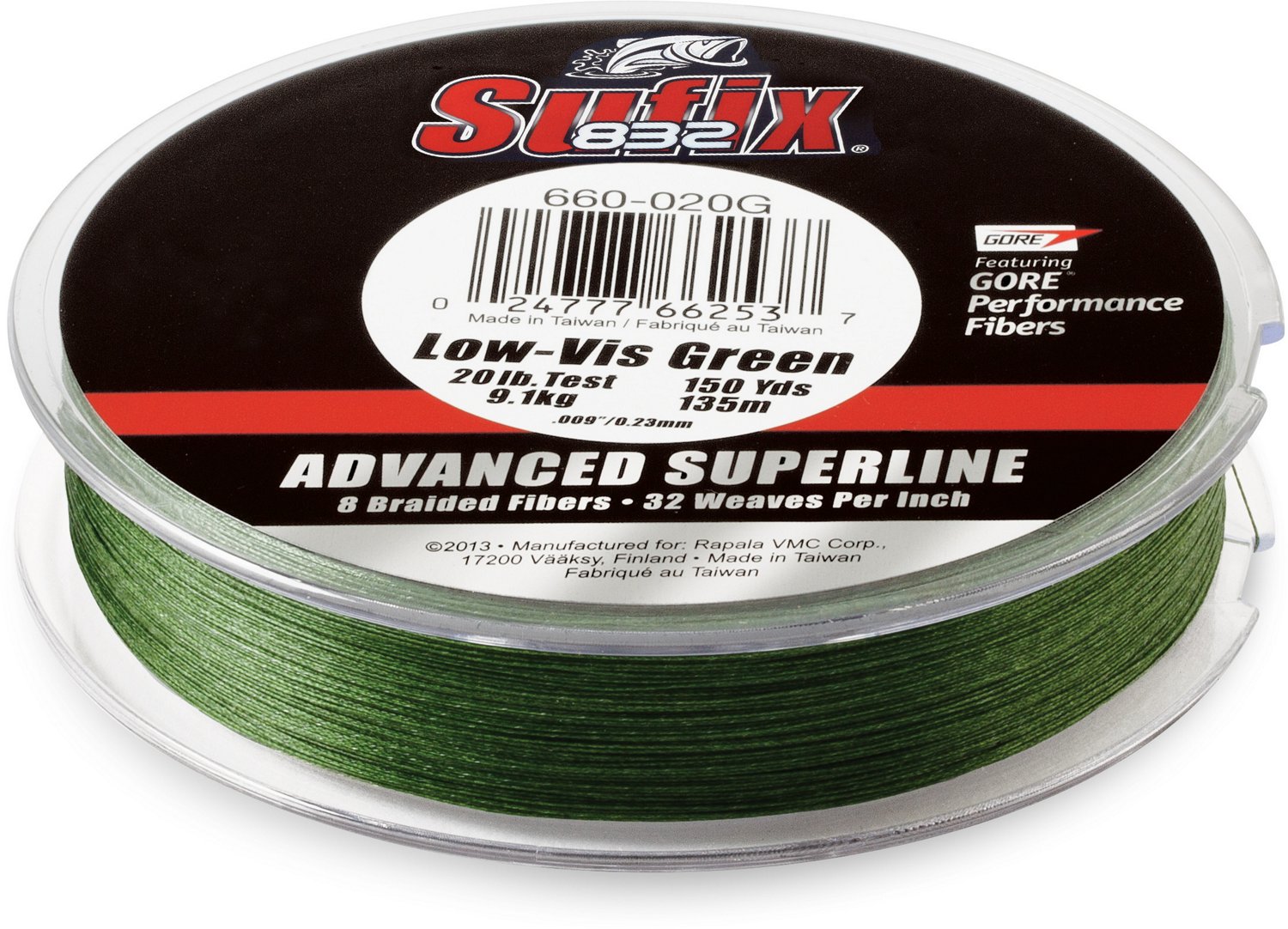 Sufix 832 Advanced Braided Superline 600 Yards