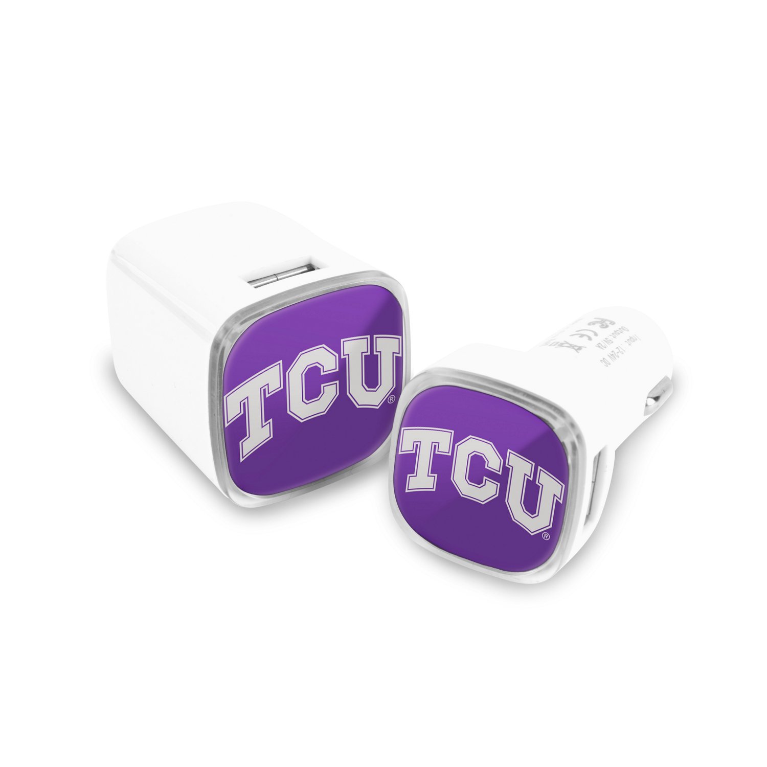 Prime Brands Group Texas Christian University USB Chargers 2-Pack | Academy