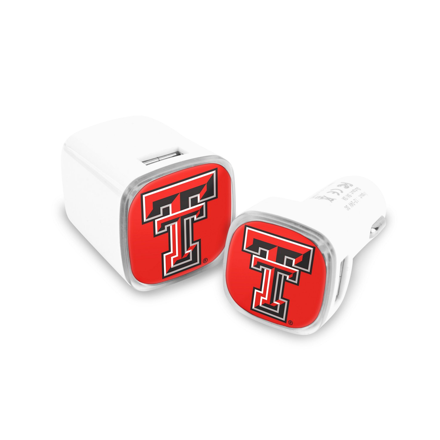 Prime Brands Group Texas Tech University USB Chargers 2-Pack