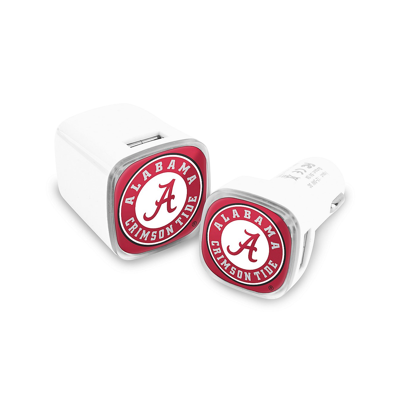 Prime Brands Group University of Alabama USB Chargers 2-Pack                                                                     - view number 1