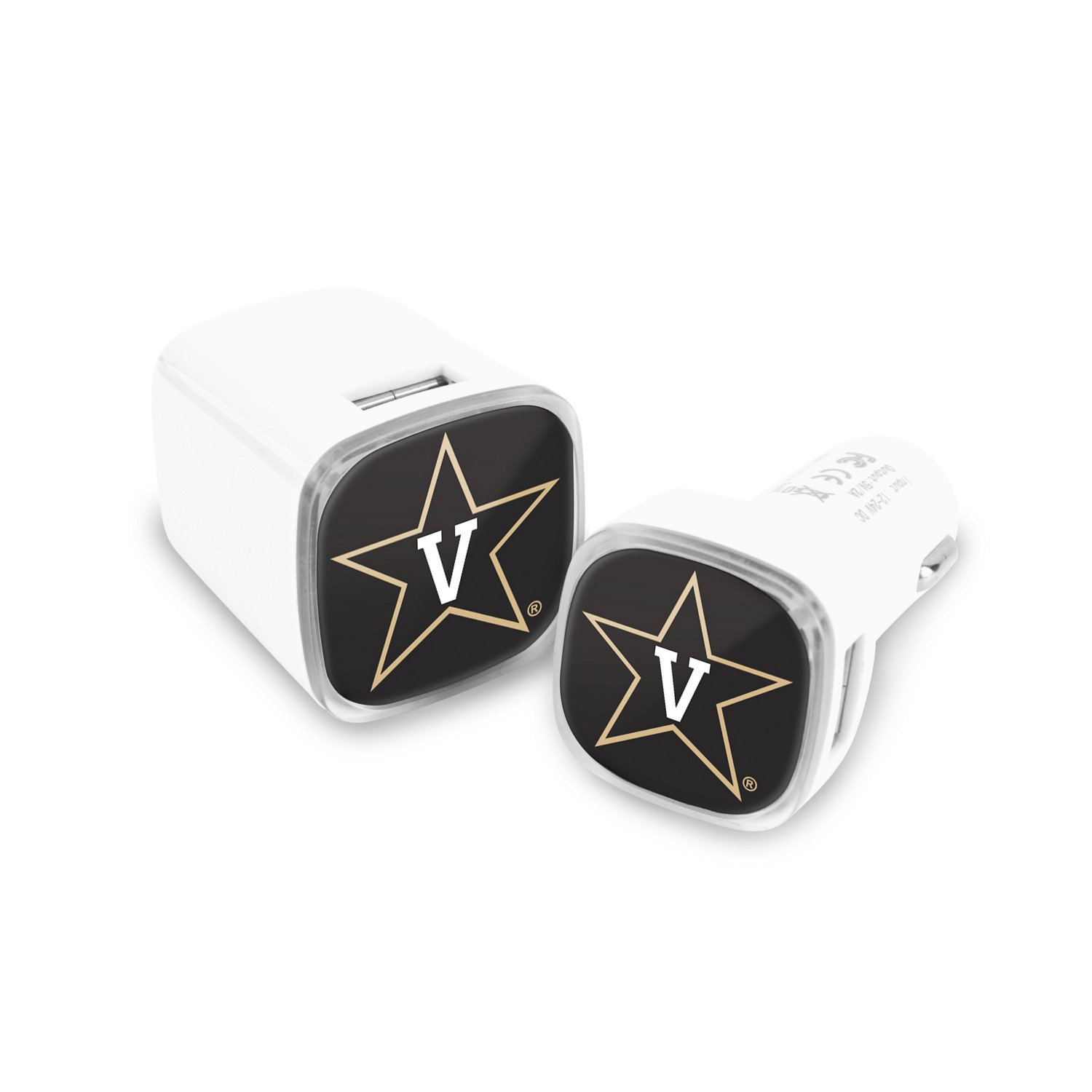 Prime Brands Group Vanderbilt University USB Chargers 2-Pack