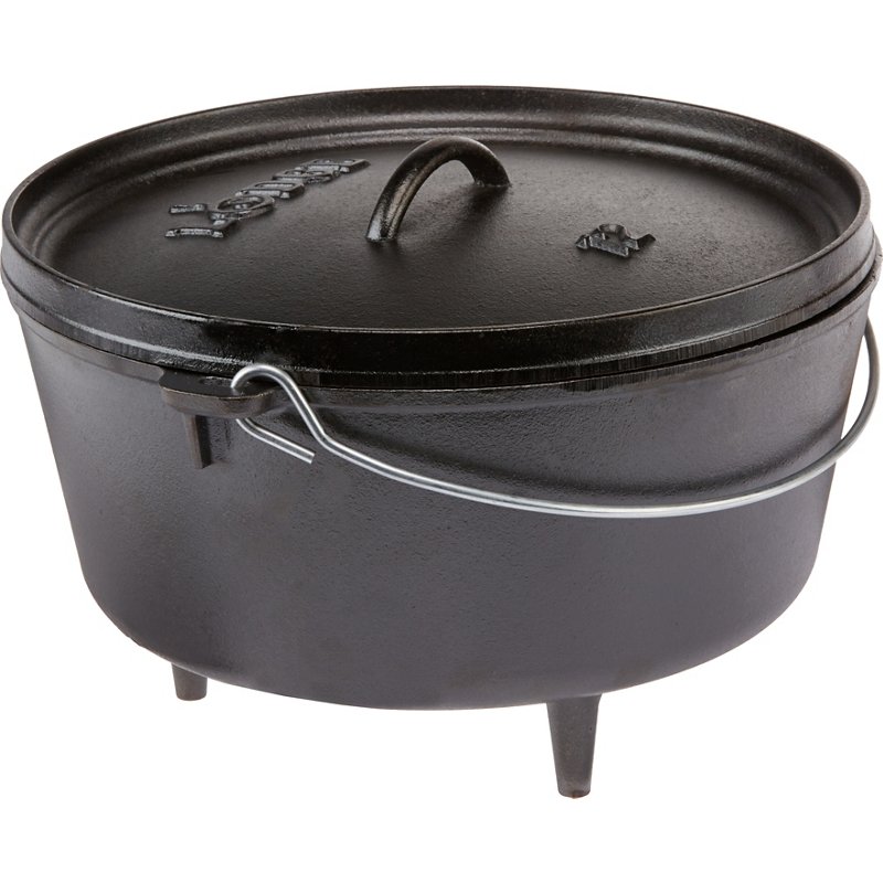 Lodge Outdoor 8 qt. Camp Dutch Oven - Castiron Cookware at Academy Sports