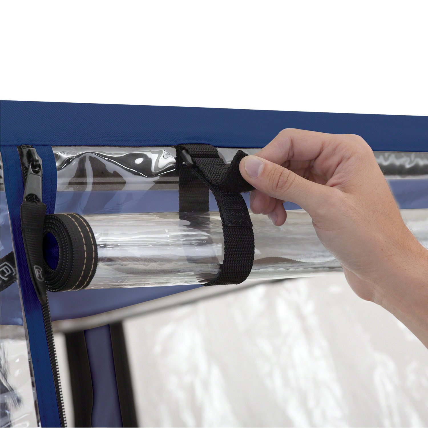 Classic Accessories Deluxe Long Roof Golf Cart Enclosure - view number 4