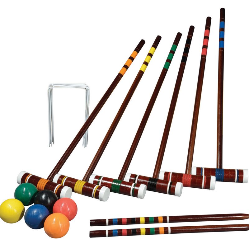 Franklin Sports 6-Player Intermediate Croquet Set - Outdoor Games at Academy Sports