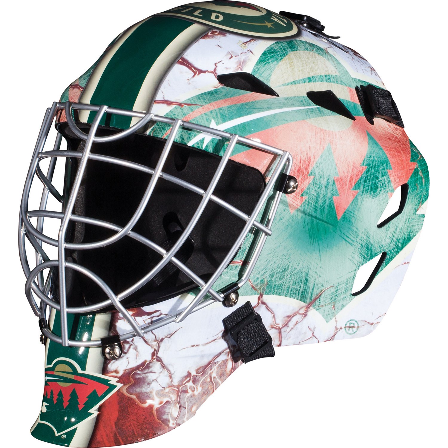 Franklin Boys' Minnesota Wild GFM 1500 Goalie Face Mask