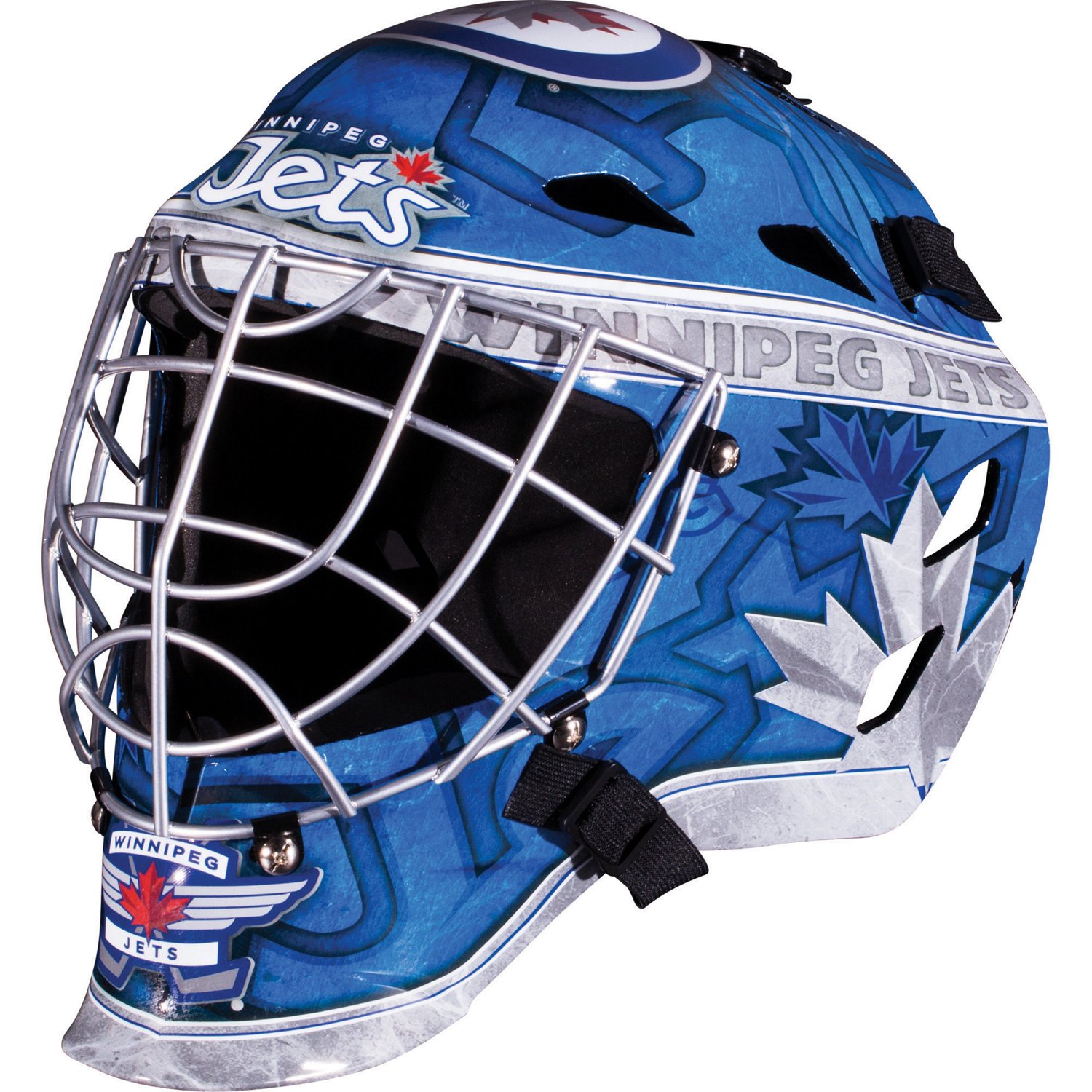 Franklin Boys' Winnipeg Jets GFM 1500 Goalie Face Mask