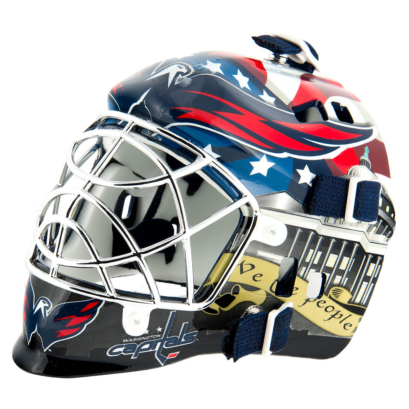 Franklin NHL Team Series Washington Capitals Mini Goalie Mask                                                                    - view number 1
