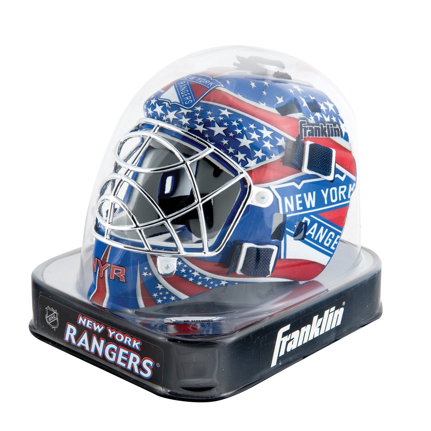 Franklin NHL Team Series New York Rangers Mini Goalie Mask - view number 2