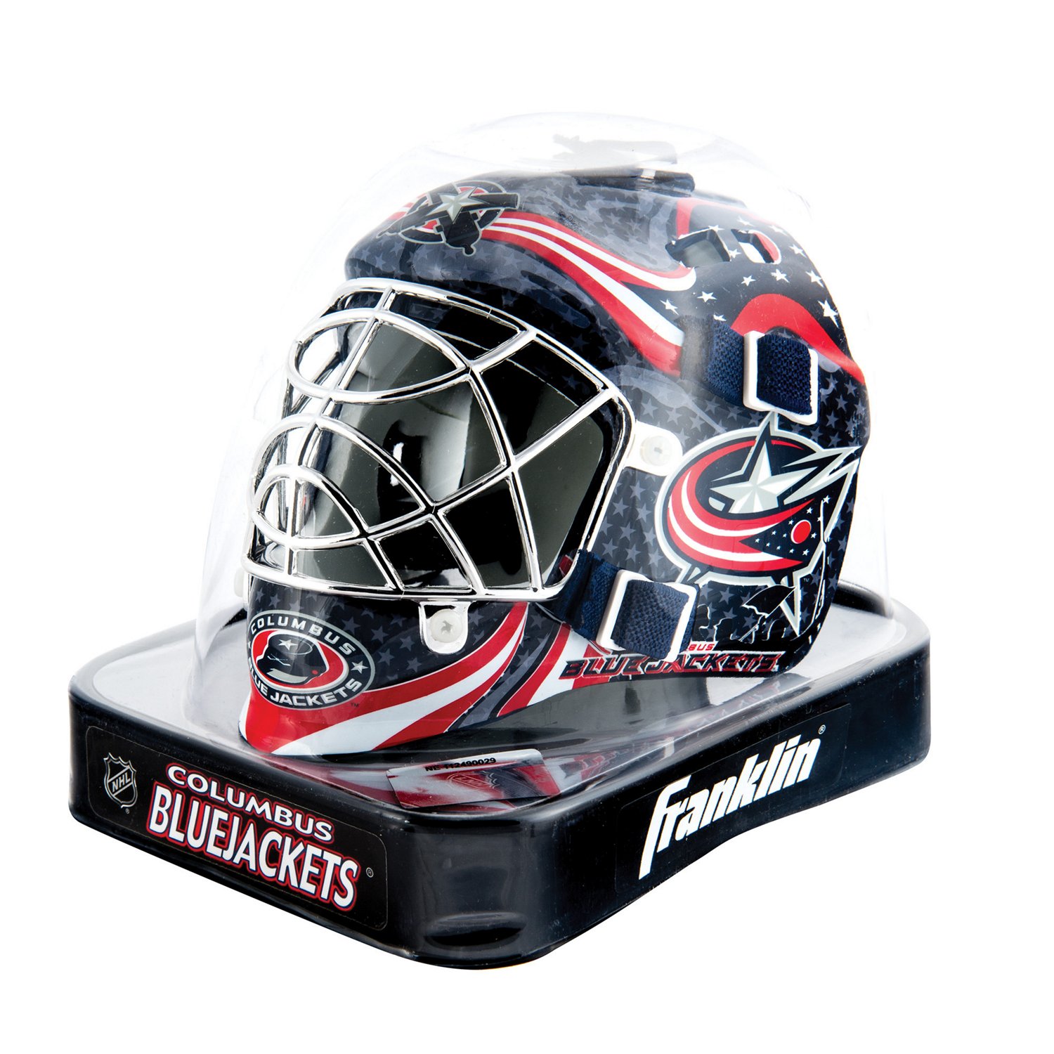 Franklin NHL Team Series Columbus Blue Jackets Mini Goalie Mask - view number 2