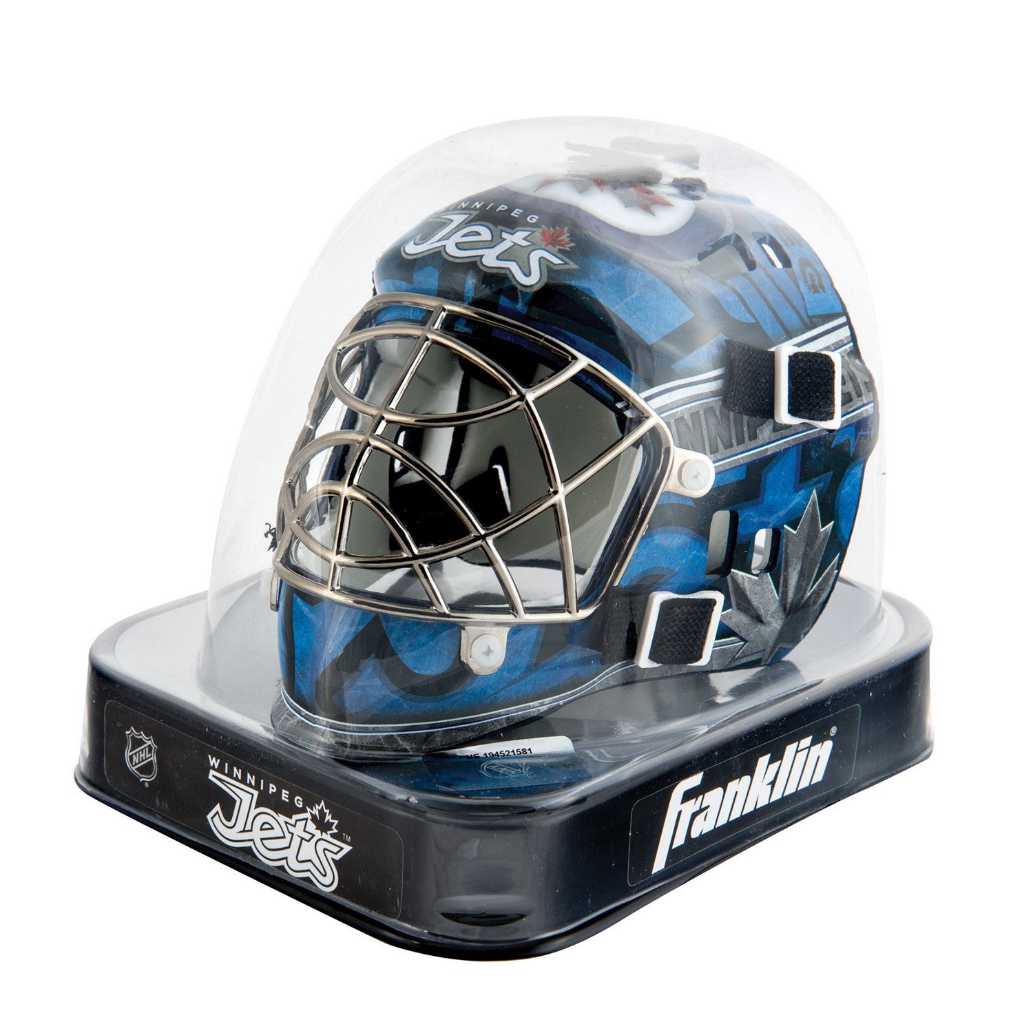 Franklin NHL Team Series Winnipeg Jets Mini Goalie Mask - view number 2