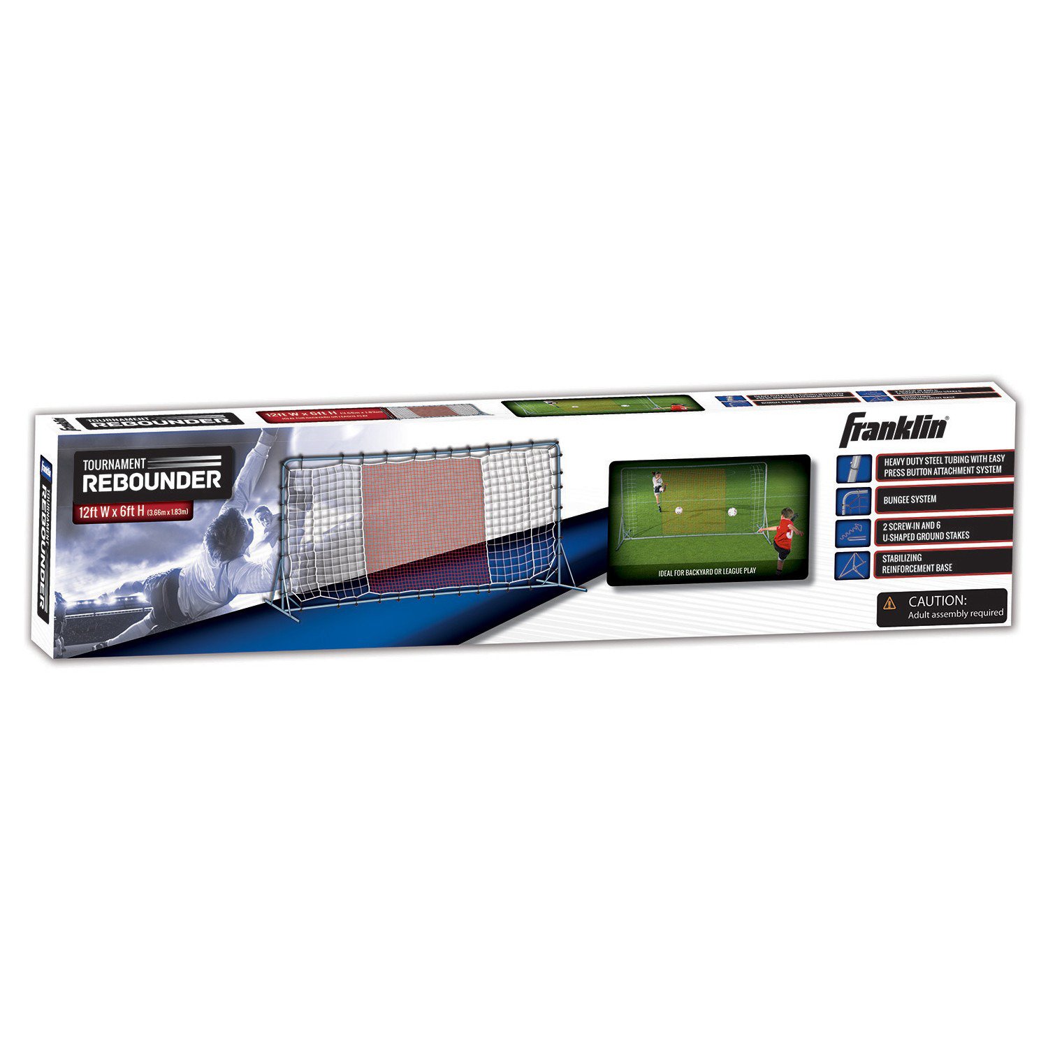 Franklin 6 ft x 12 ft Tournament Soccer Rebounder - view number 8