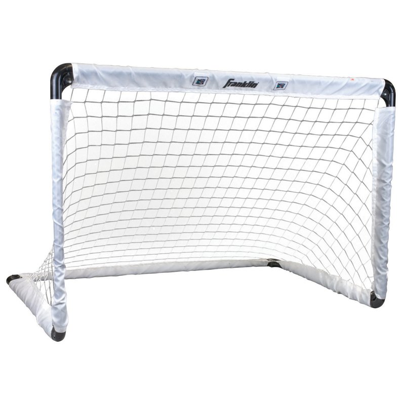 Franklin 2 ft x 3 ft MLS Fold N Go Soccer Goal Net White/Black - Soccer Equipment at Academy Sports