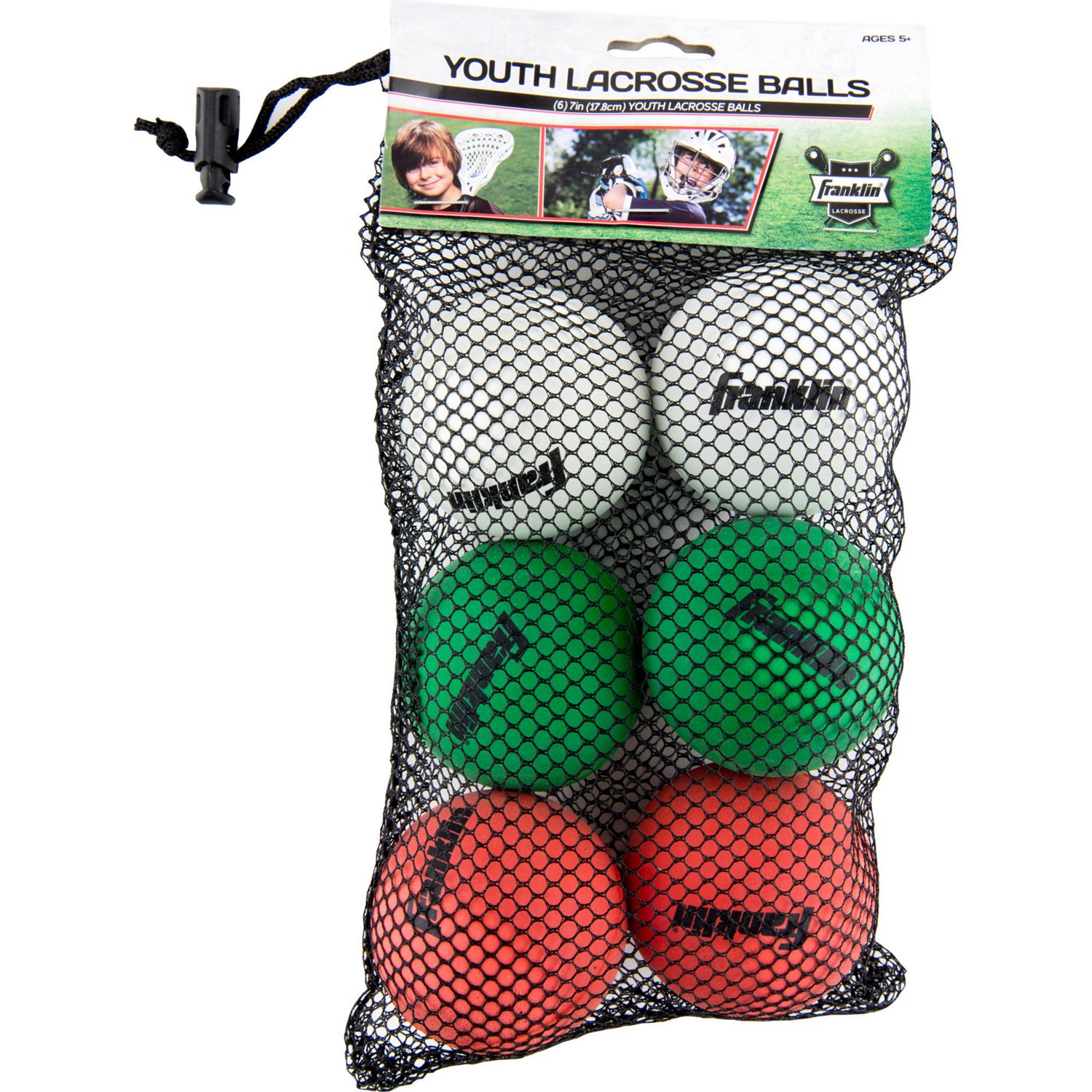Franklin Mini Lacrosse Balls 6-Pack                                                                                              - view number 1 selected