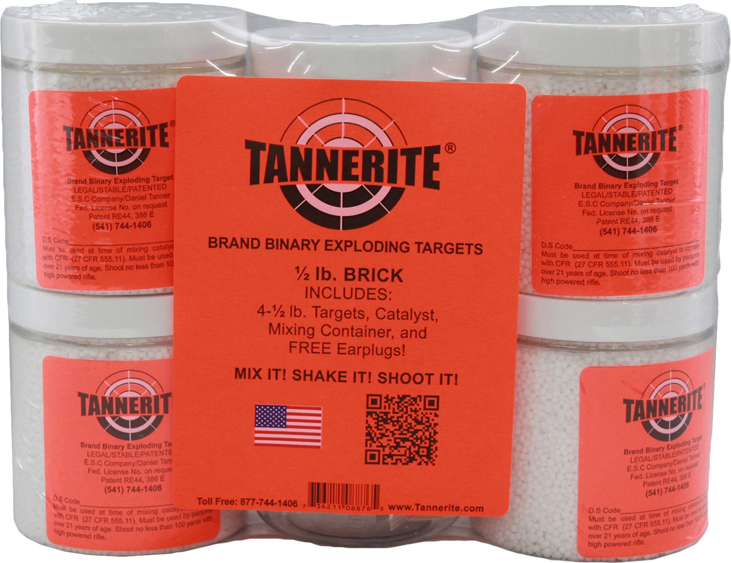 Tannerite 1/2 lb. Brick Binary Targets 4-Pack