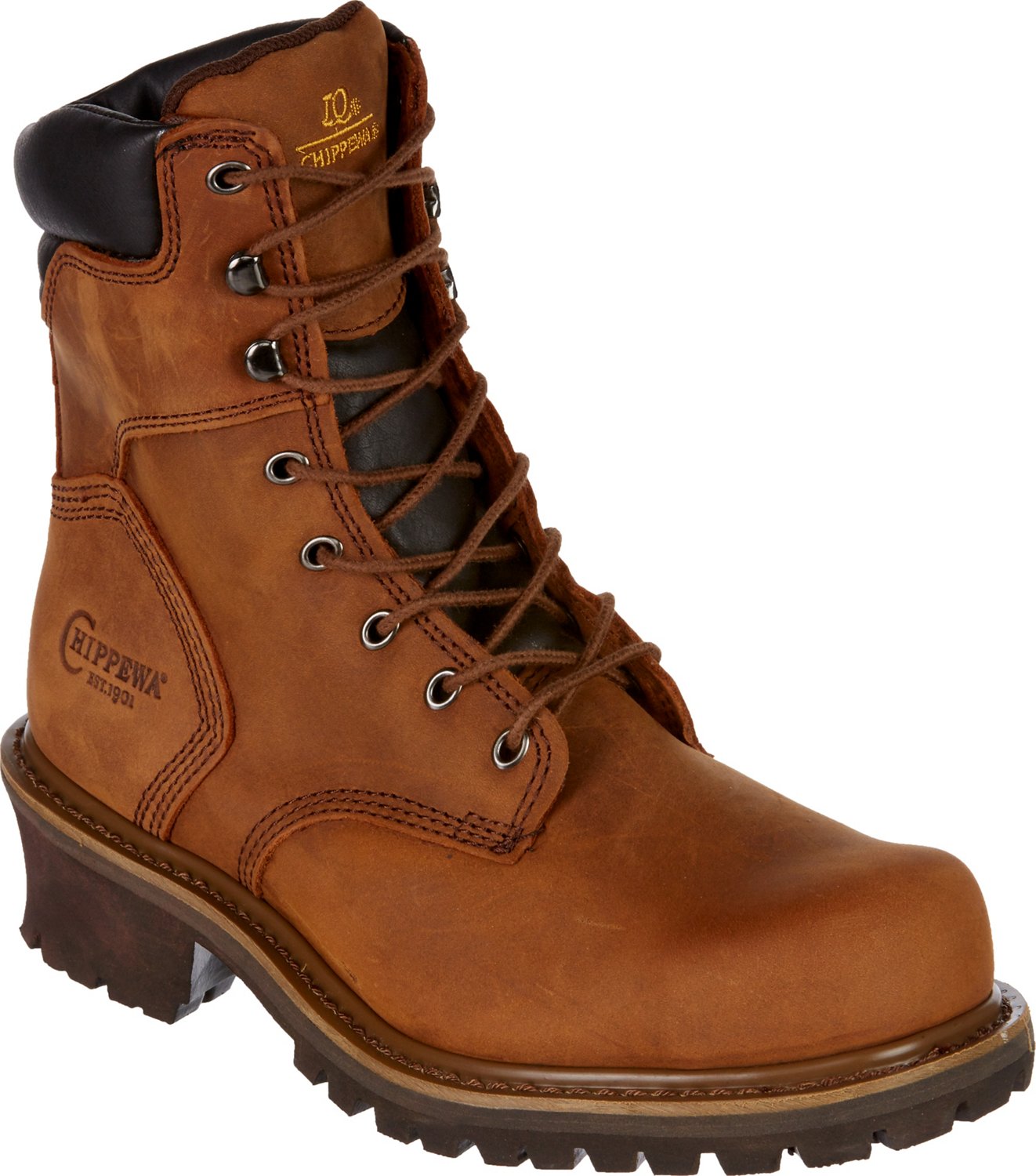 Chippewa Boots Oblique EH Steel Toe Lace Up Work Boots - view number 2