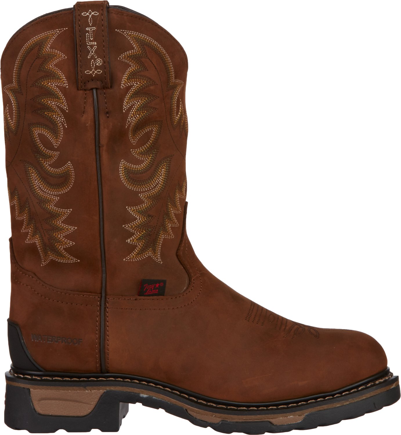 Tony Lama Men's Cheyenne TLX EH Steel Toe Western Wellington Work Boots                                                          - view number 1 selected