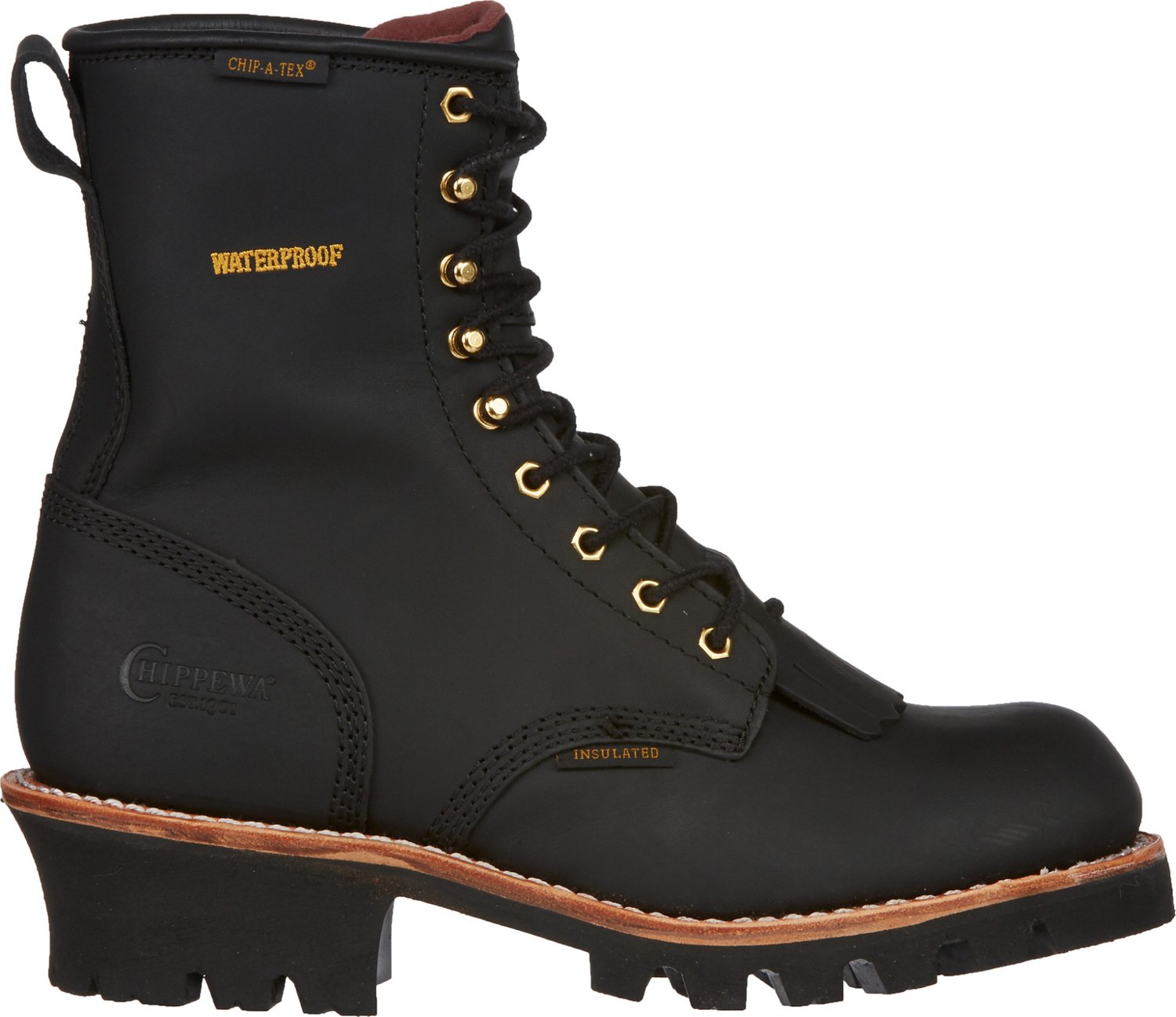 Chippewa Boots Men's Insulated Logger Lace Up Work Boots | Academy