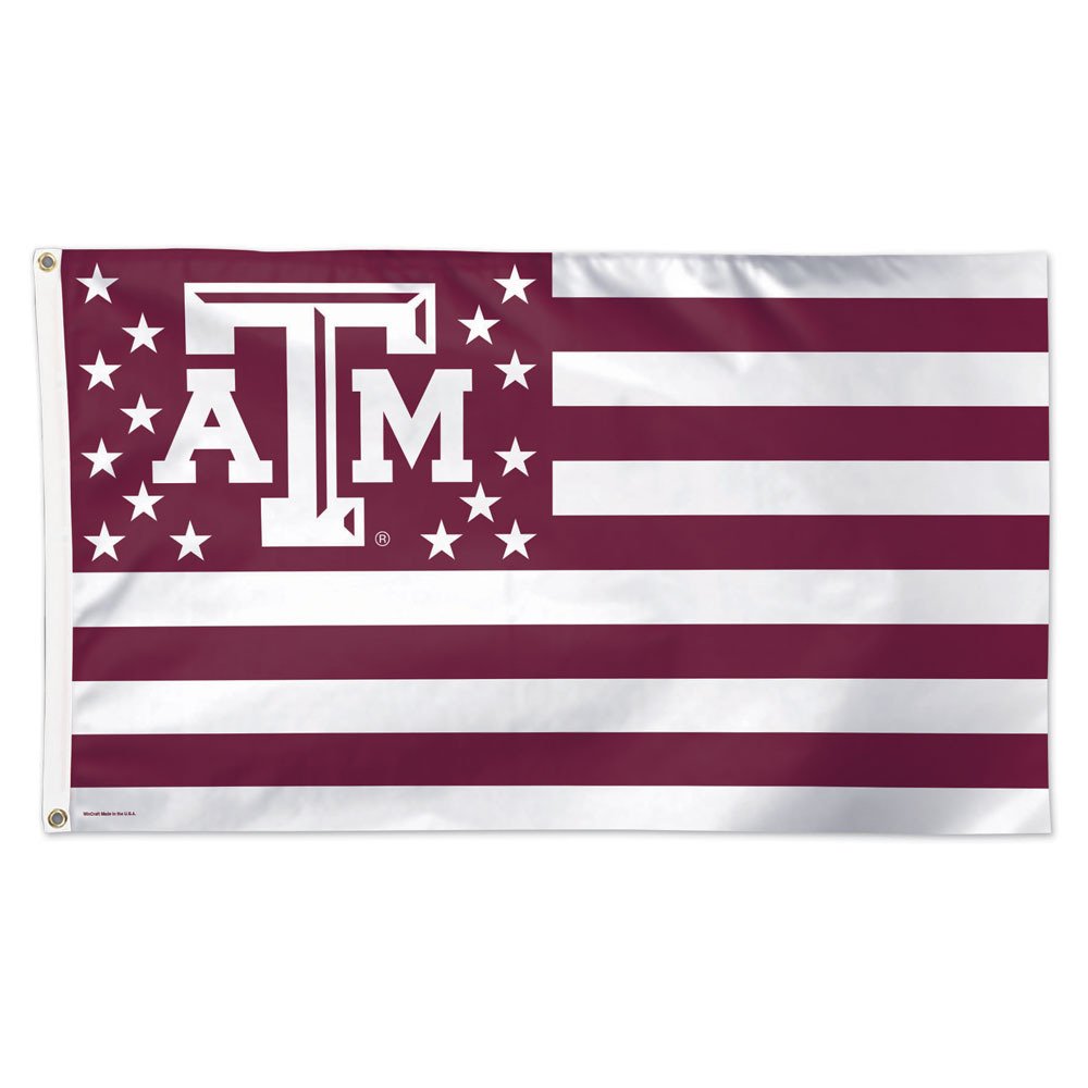  Texas A&M Aggies White Flag : Outdoor Flags : Sports