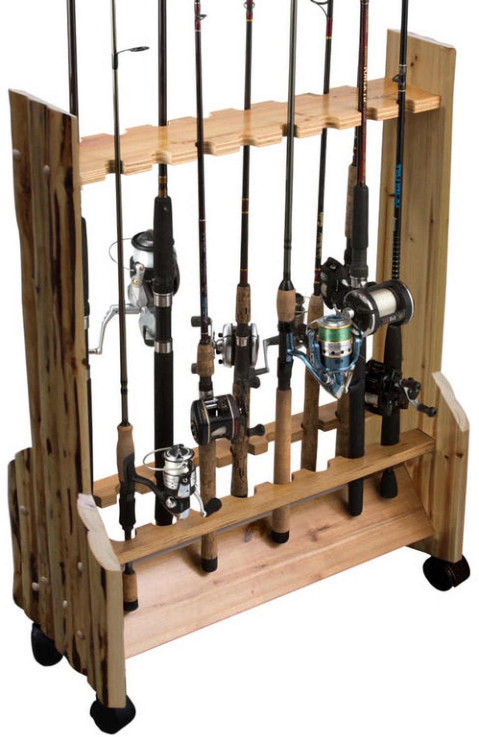 Rush Creek 37-0019 Log Cabin Style 6-Rod Holder, Rod Racks -  Canada