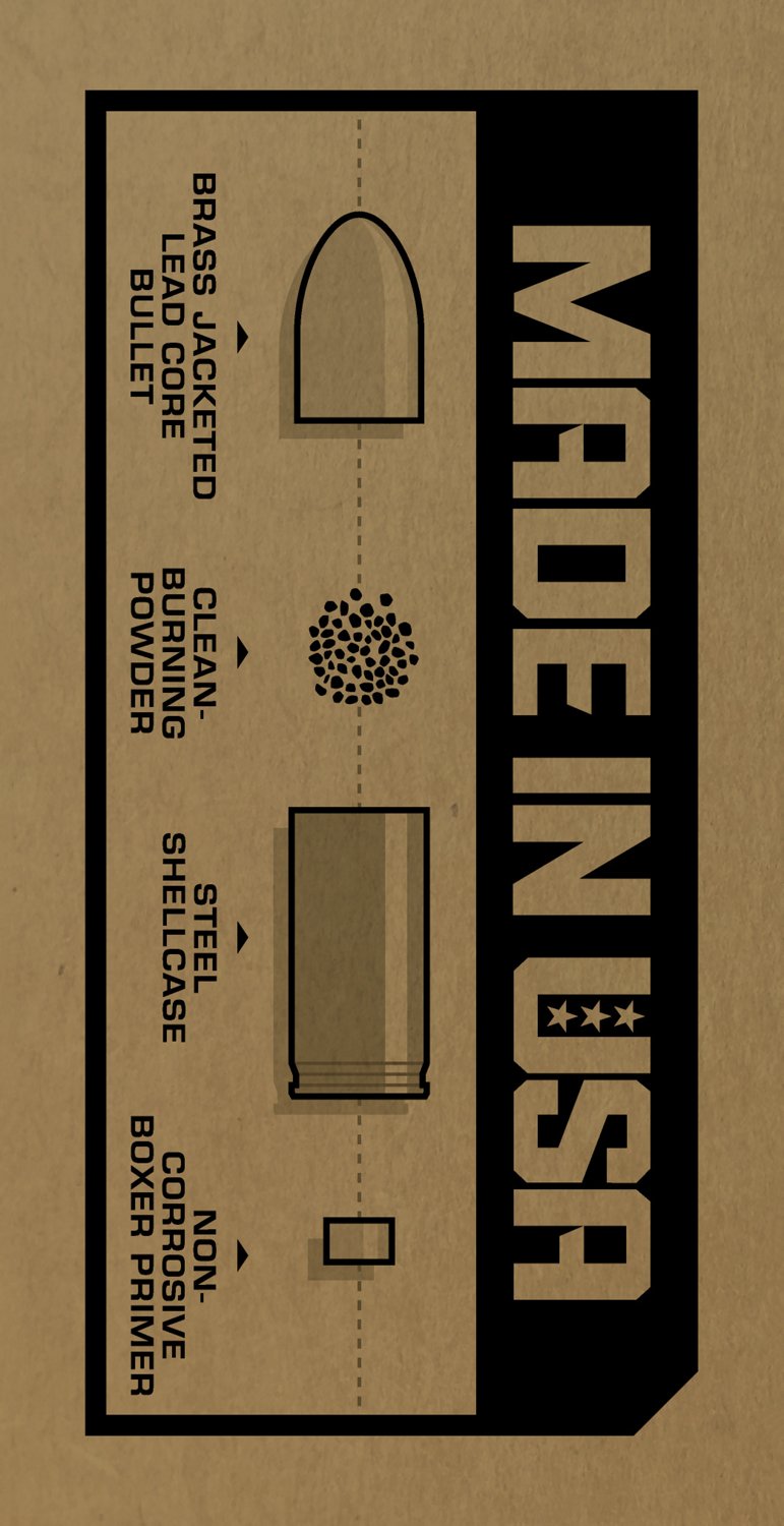 Winchester USA Forged 9mm Luger 115-Grain Handgun Brass Ammunition - 150 Rounds                                                  - view number 6