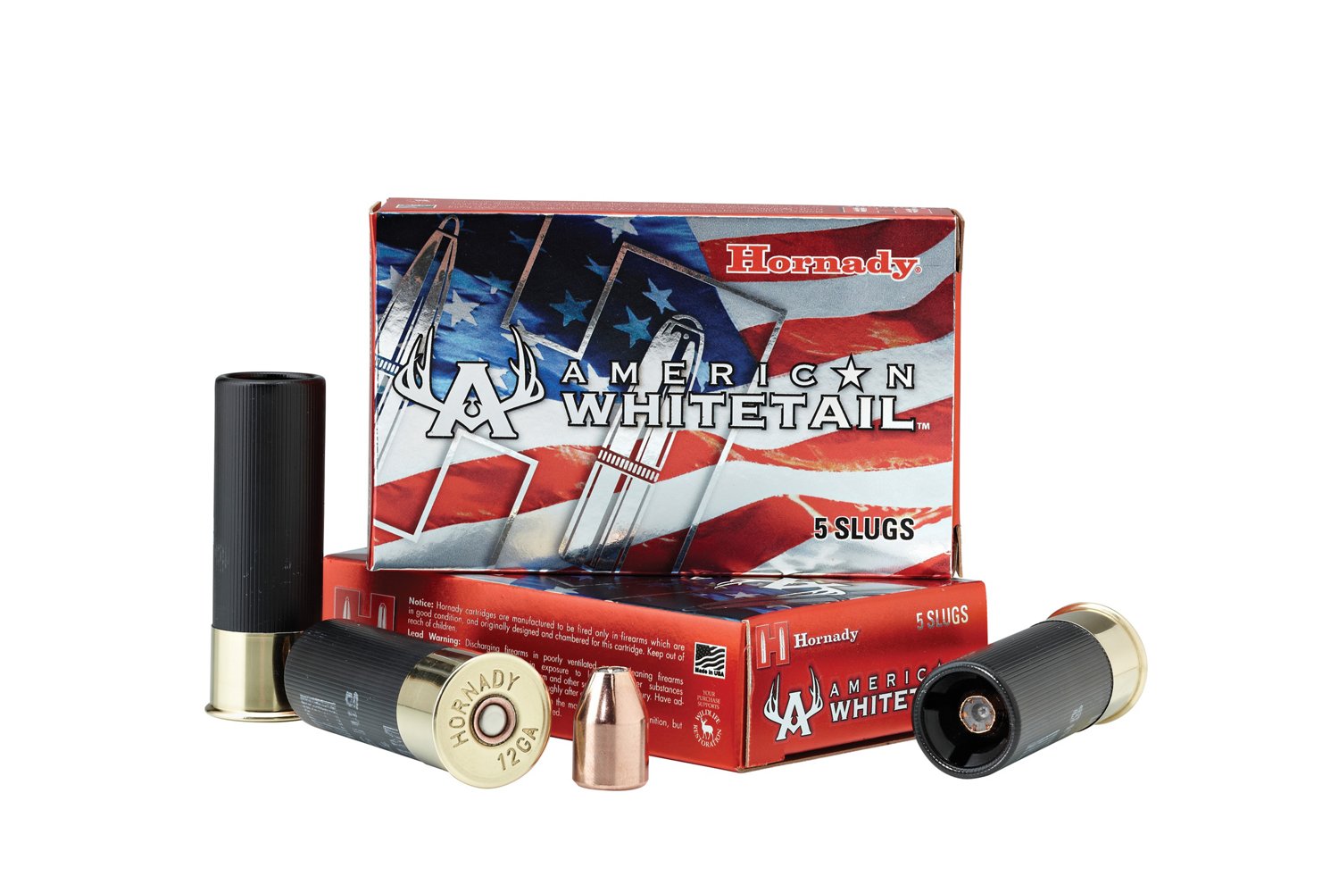 Hornady American Whitetail Rifled Slug Shotgun Shells