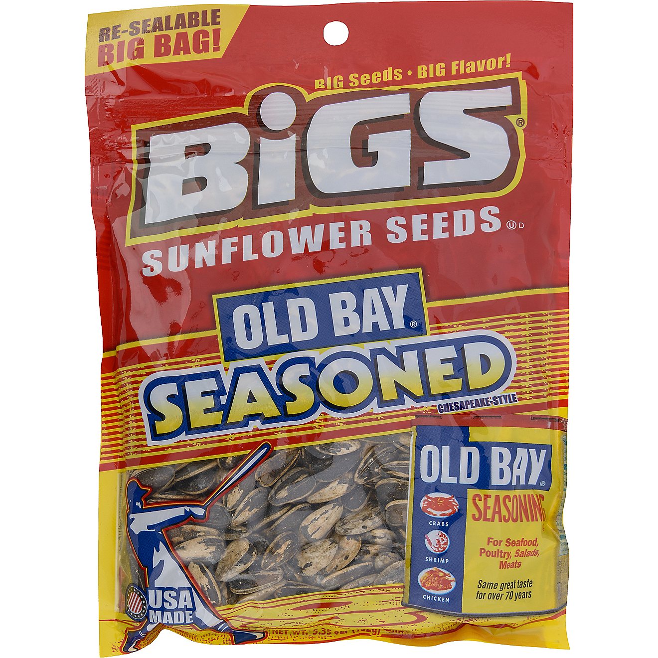 BIGS 5.35 oz Old Bay Sunflower Seeds                                                                                             - view number 1