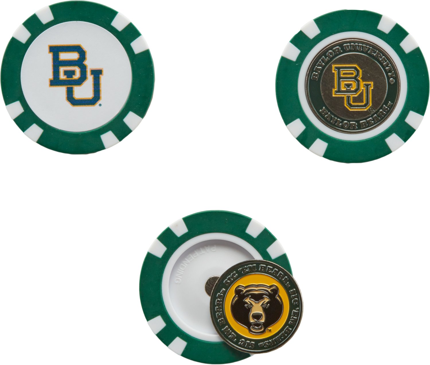 Green Bay Packers, Poker Chip, Golf Ball Marker