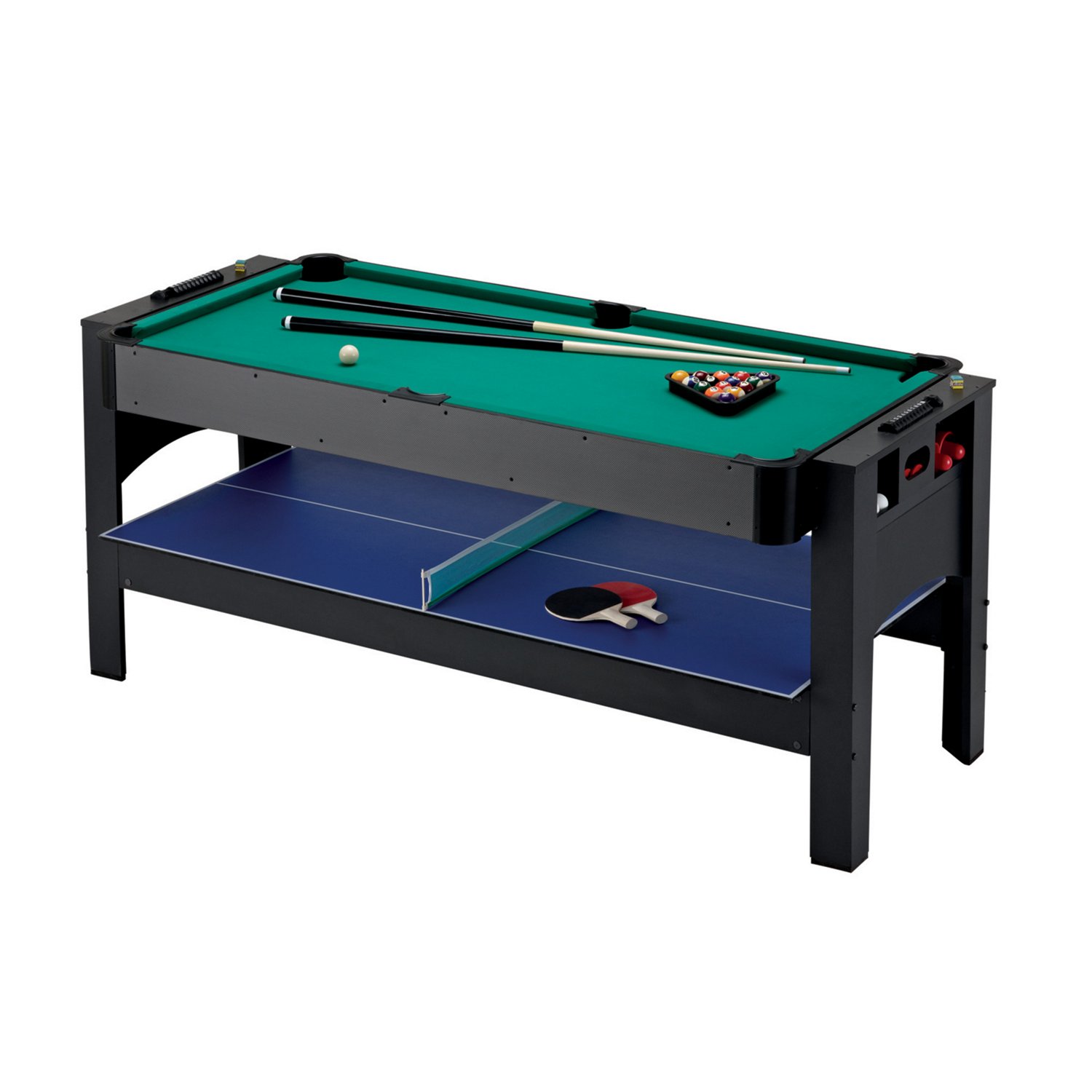 Fat Cat 3-in-1 Flip Air Hockey/Billiards/Table Tennis Game Table